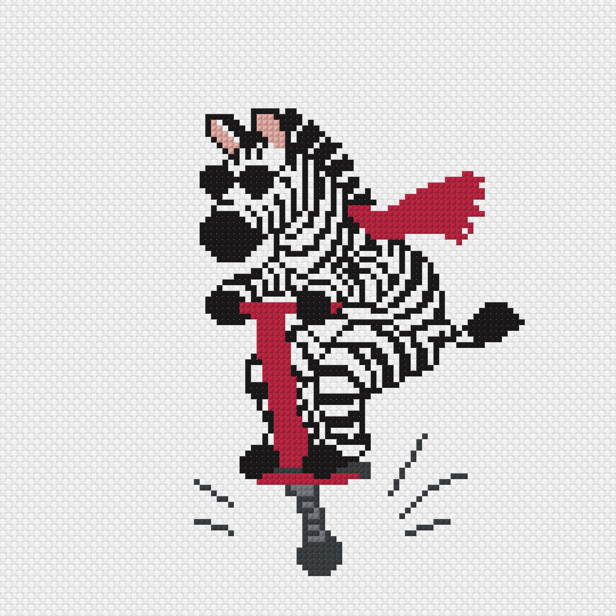 Pogo Stick Zebra