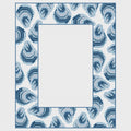 Half Oyster Shell Frame Blue