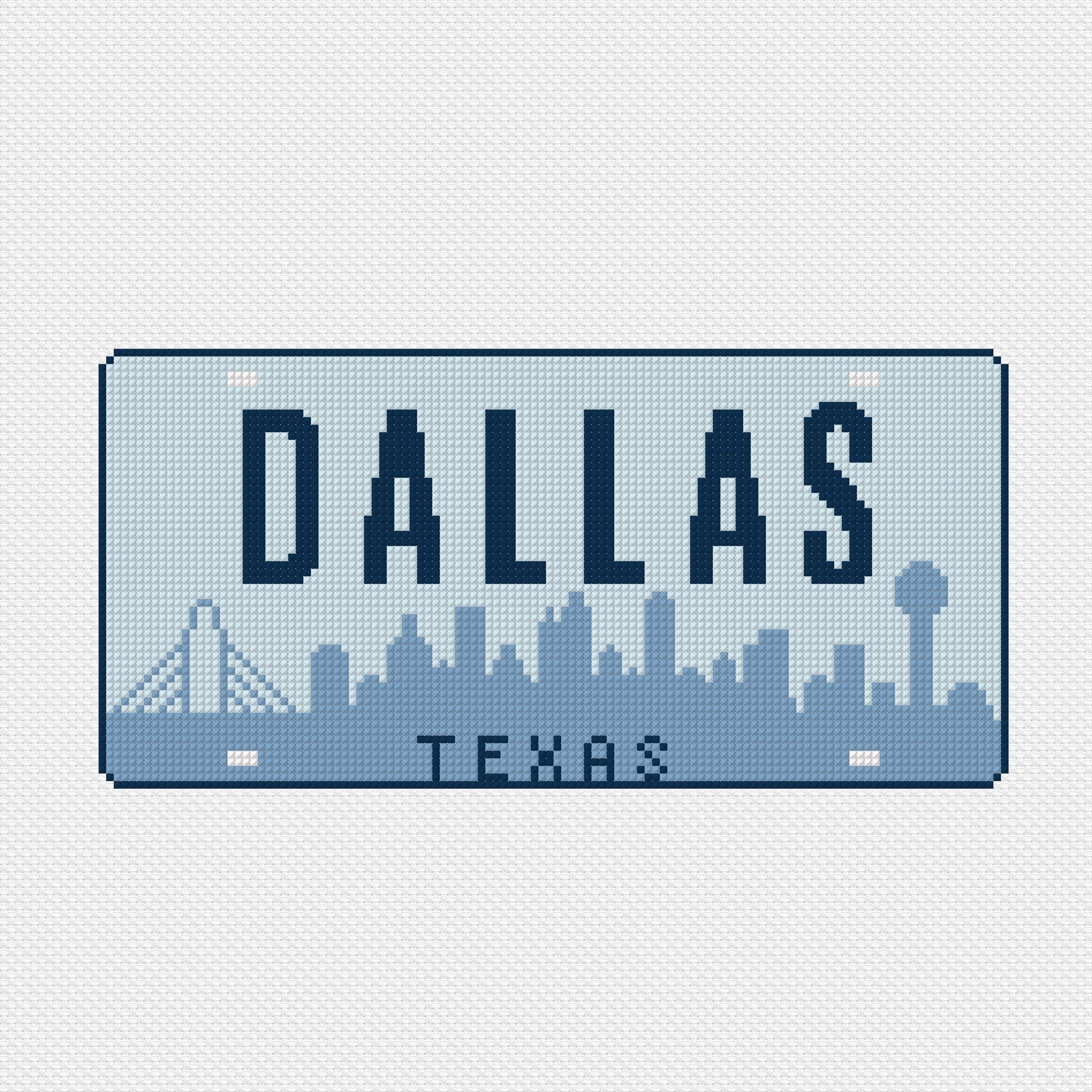 Dallas License Plate