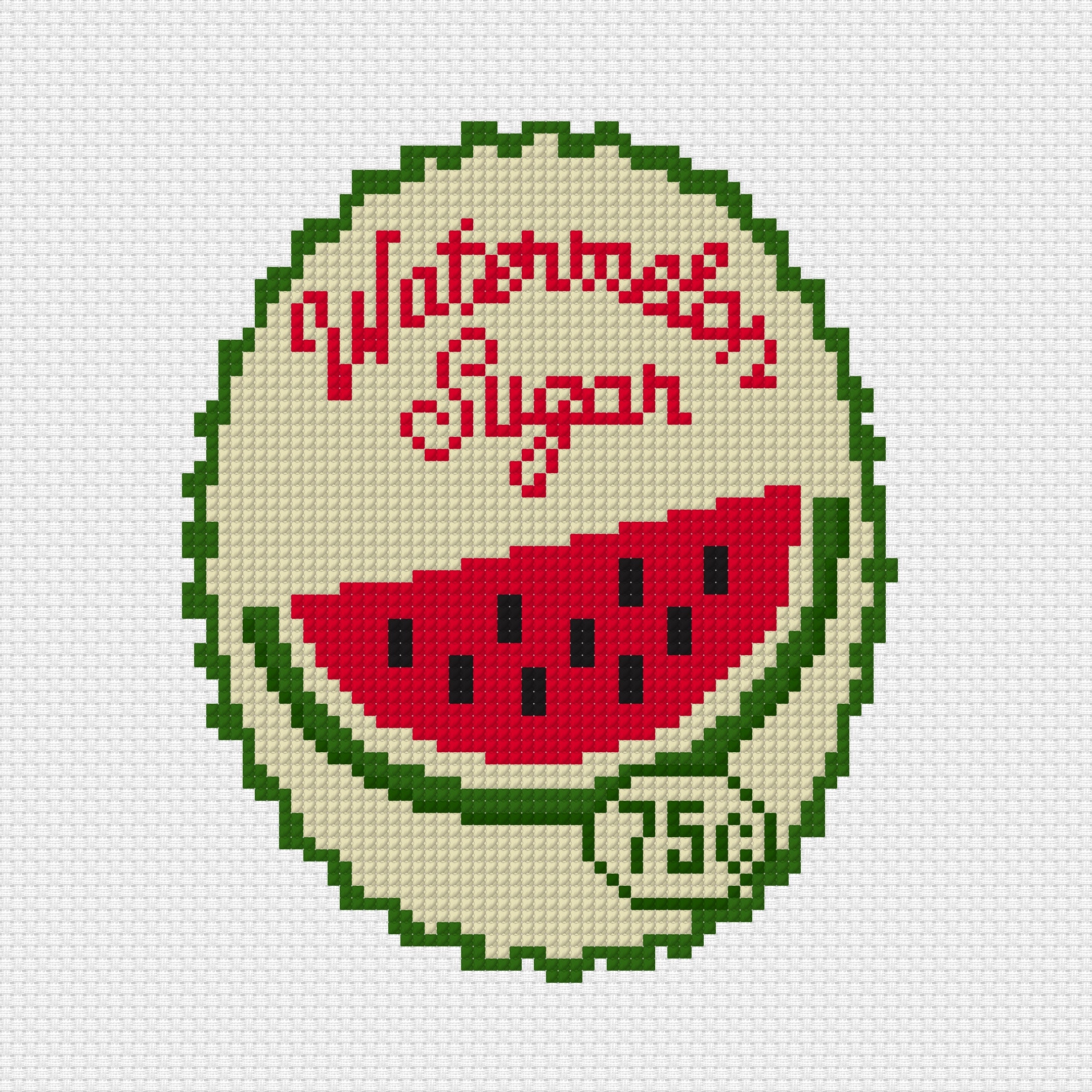 Fruit & Vegetable Stamps: Watermelon