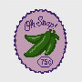 Fruit & Vegetable Stamps: Peas