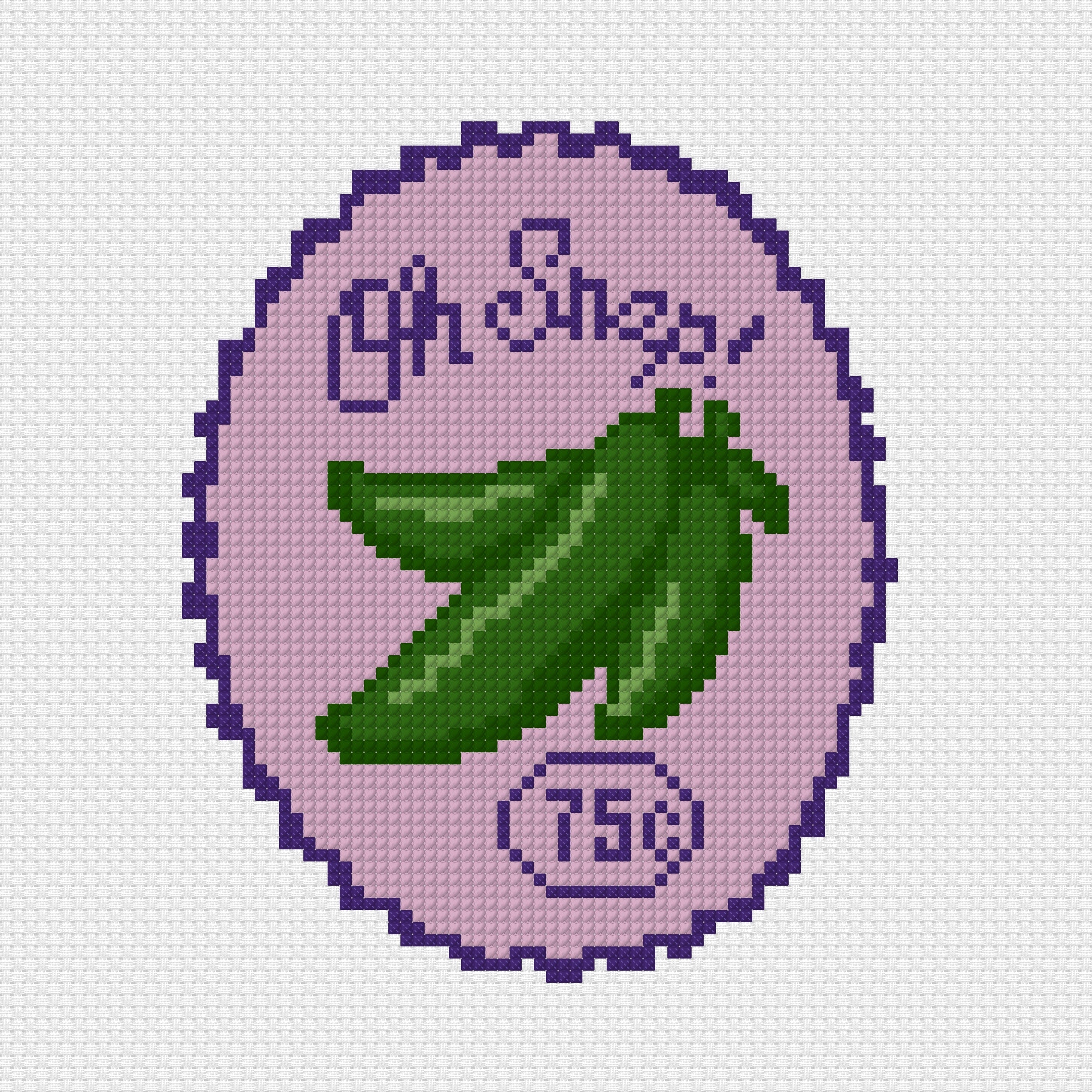 Fruit & Vegetable Stamps: Peas